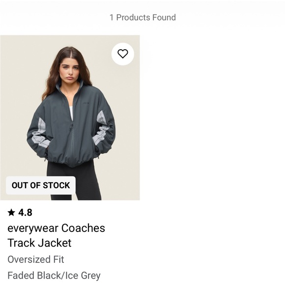 Gymshark Everywear Coaches Track Jacket - Picture 5 of 9